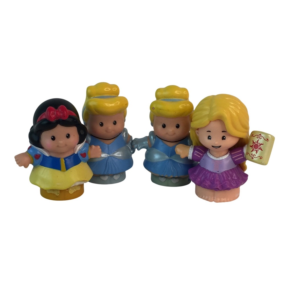 Fisher Price Little People Disney Princess Cinderella Snow‎ White Rapunzel Lot